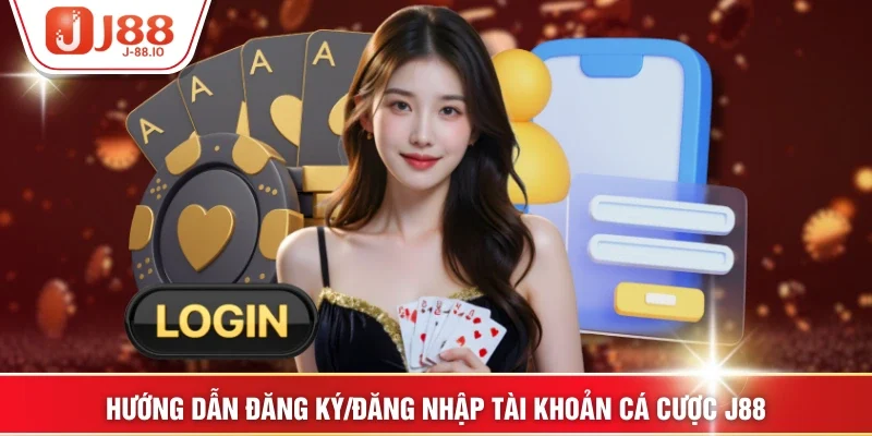 Hướng dẫn đăng ký/đăng nhập tài khoản cá cược J88