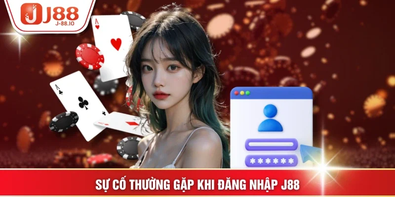 Sự cố thường gặp khi đăng nhập J88